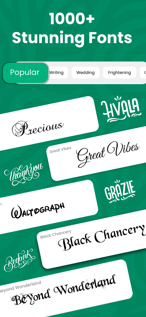 Sublimation Designer Printer - Una biblioteca de más de 1000 fuentes impresionantes y estilos de tipografía para proyectos de diseño de sublimación.