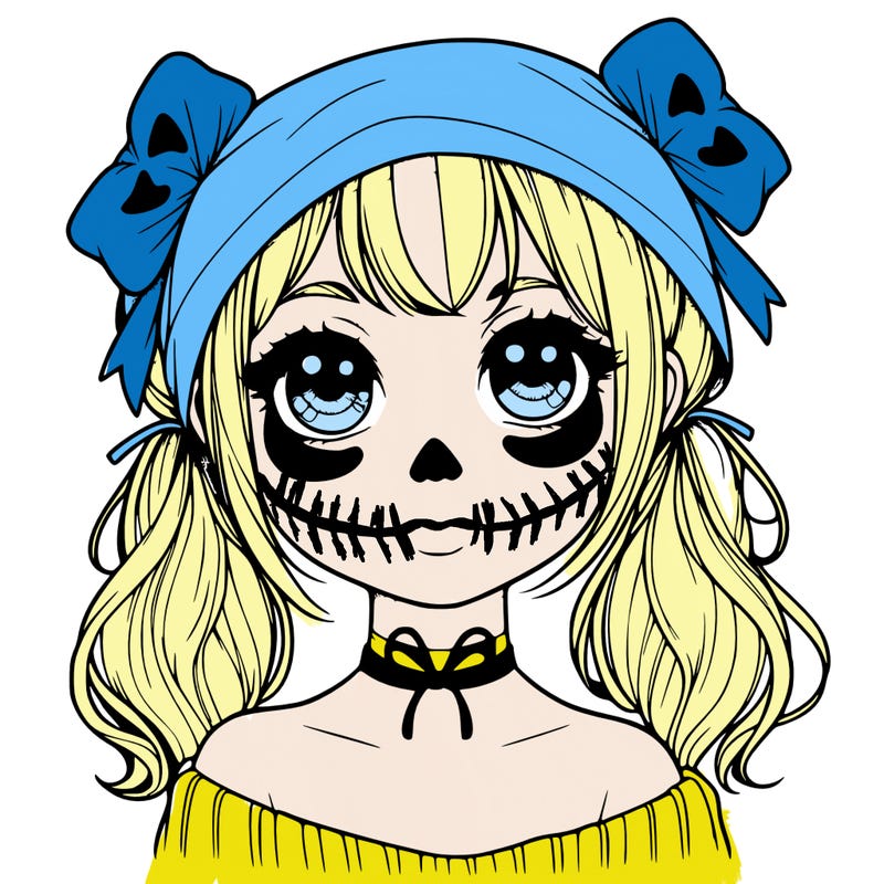 realistic girl halloween