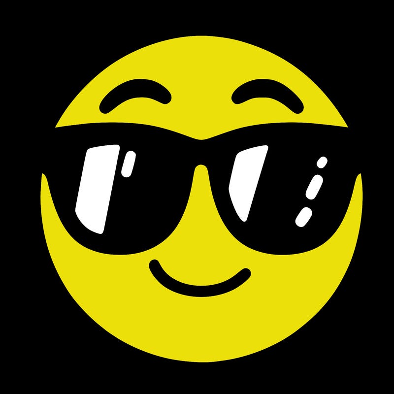 emoji with sunglasses