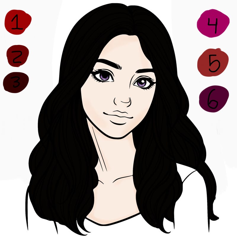 realistic young woman