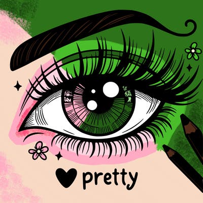pretty eye