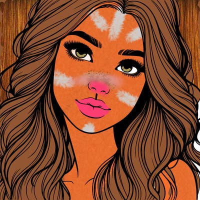 beautiful realistic girl