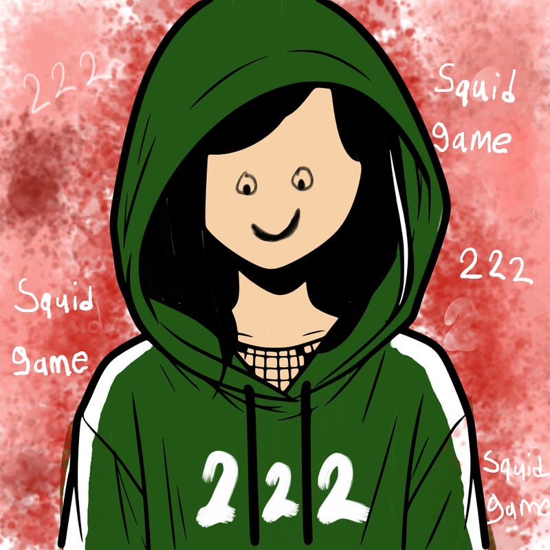 faceless girl in hoodie