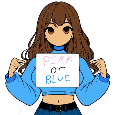 girl holding a blank sign in a long sleeve crop top