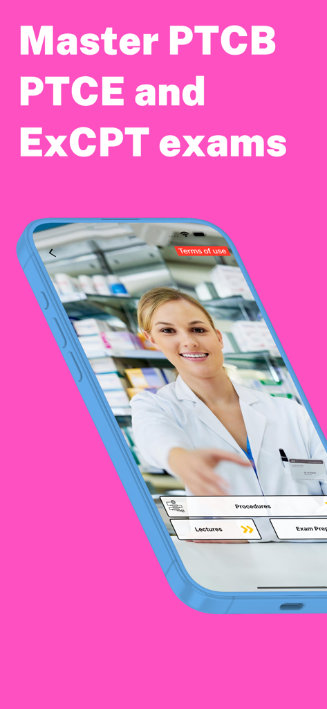 Pharmacy Technician Mastery - Pharmacy Technician Mastery app interface for PTCB and ExCPT exam certification