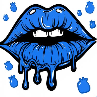 lips that look realistic and drip