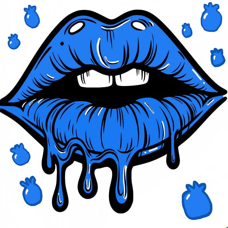 lips that look realistic and drip