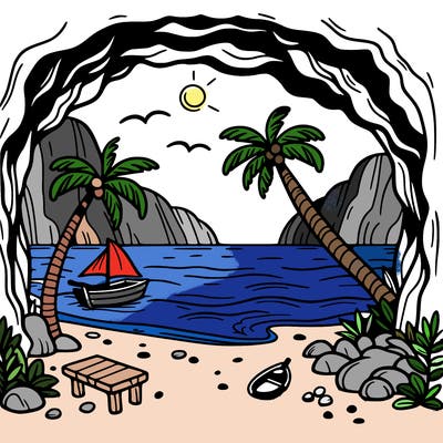 beach cave