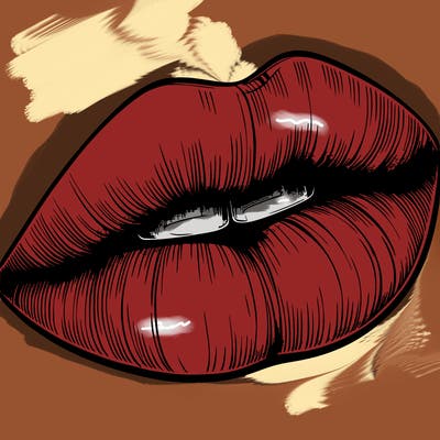 realistic lips