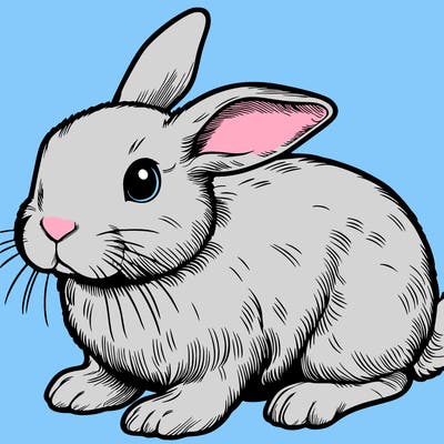 realistic bunny