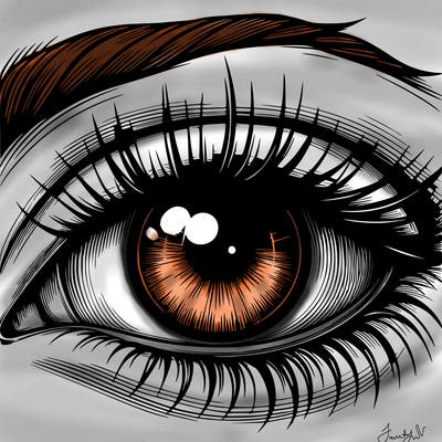realistic eye