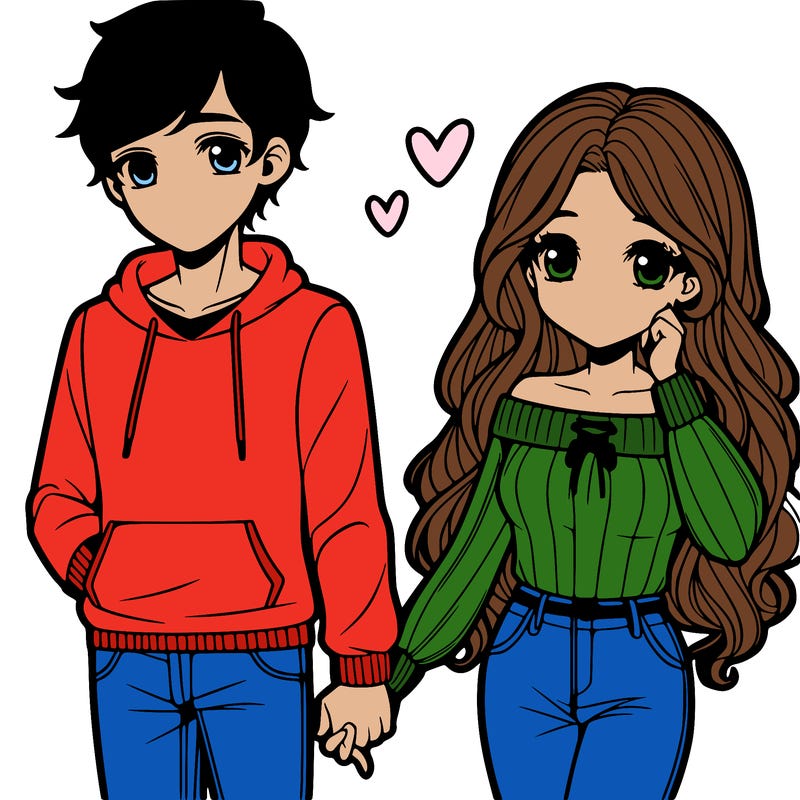 girl with her boyfriend