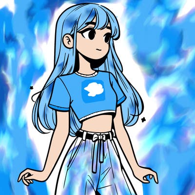 girl in a cute crop top