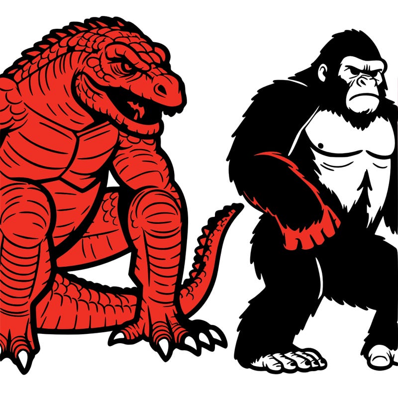 godzilla and kong