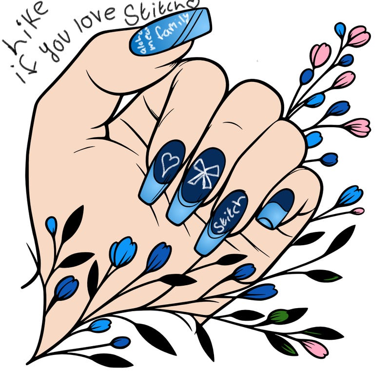 nails with french tip