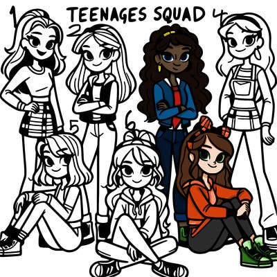 teenage girls squad