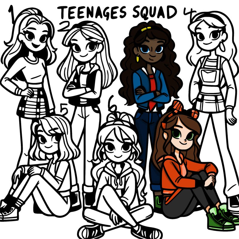 teenage girls squad