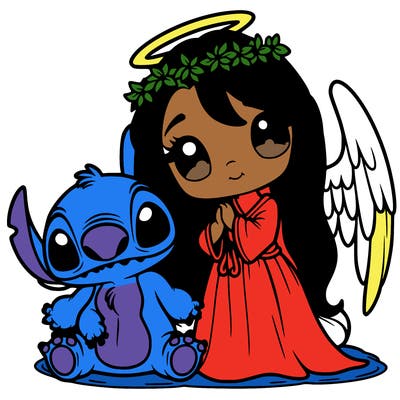 stitch and angel