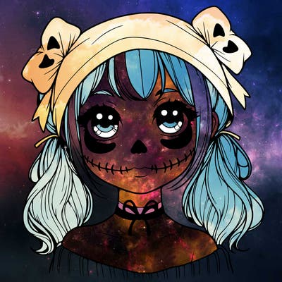 realistic girl halloween