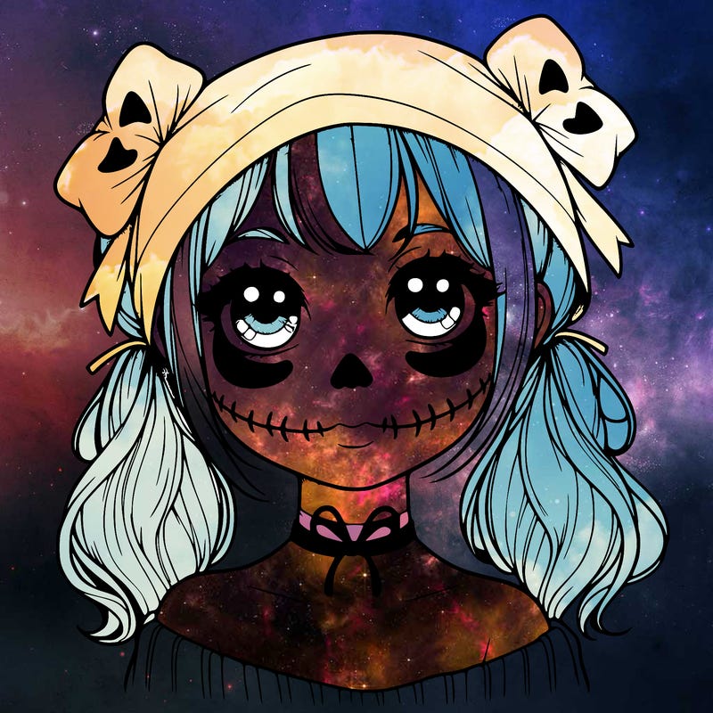 realistic girl halloween