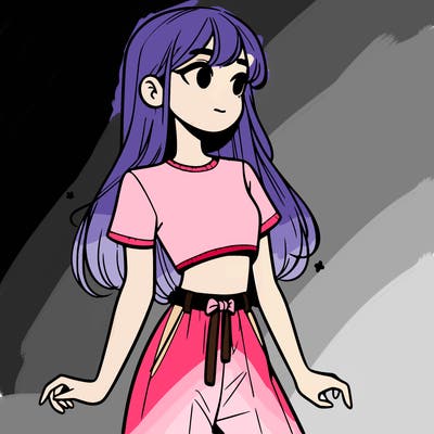 girl in a cute crop top