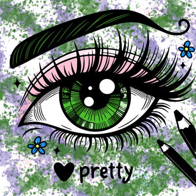 pretty eye