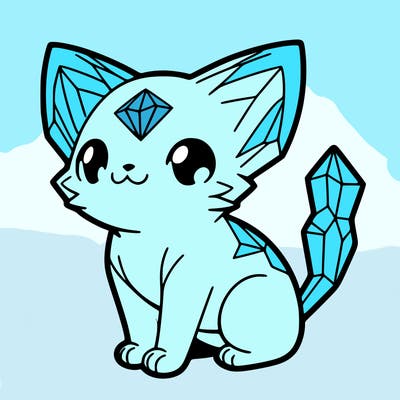 crystal kitten