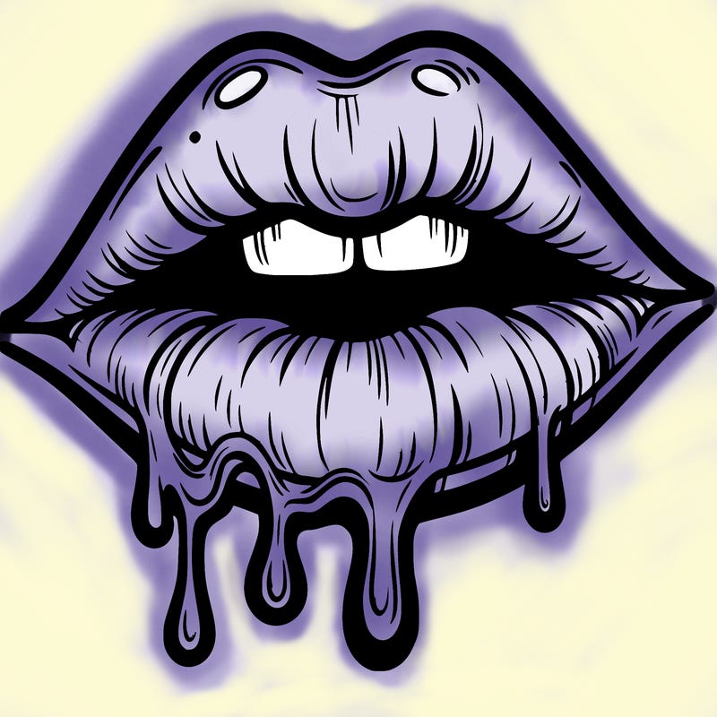 lips that look realistic and drip