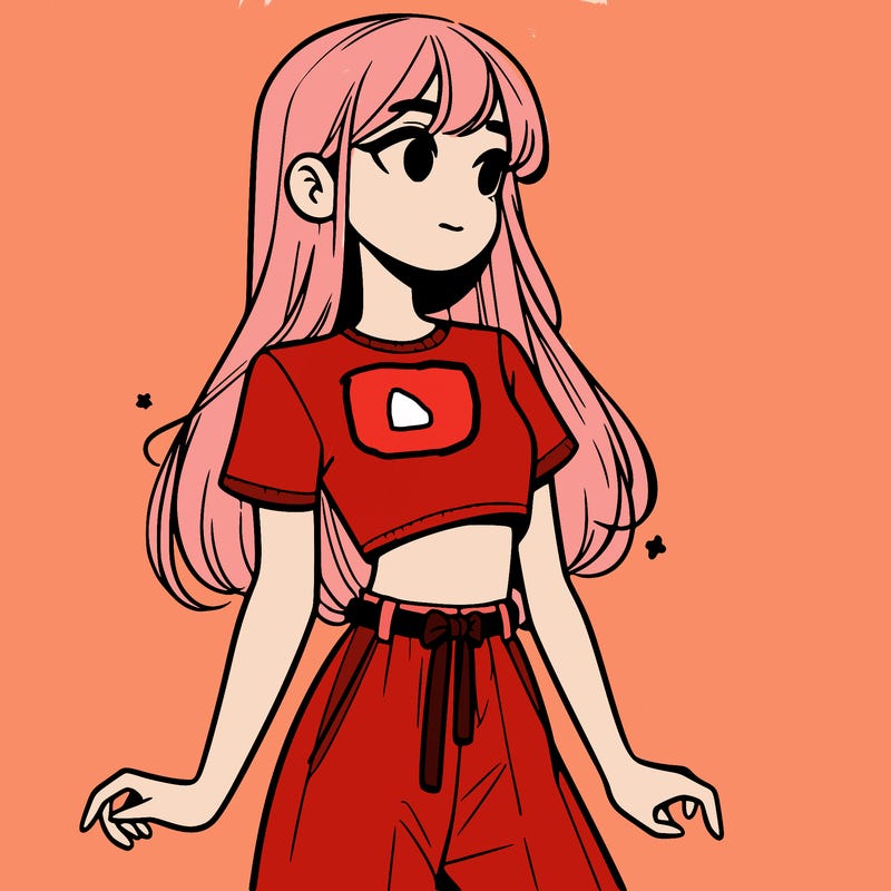 girl in a cute crop top