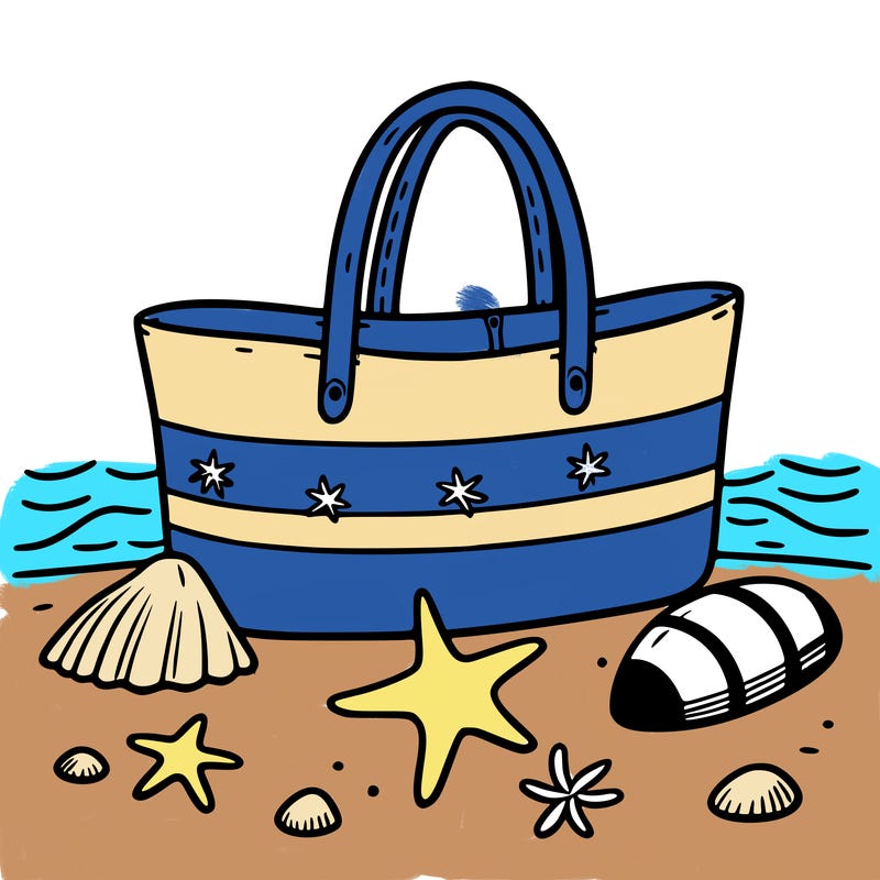 a beach bag