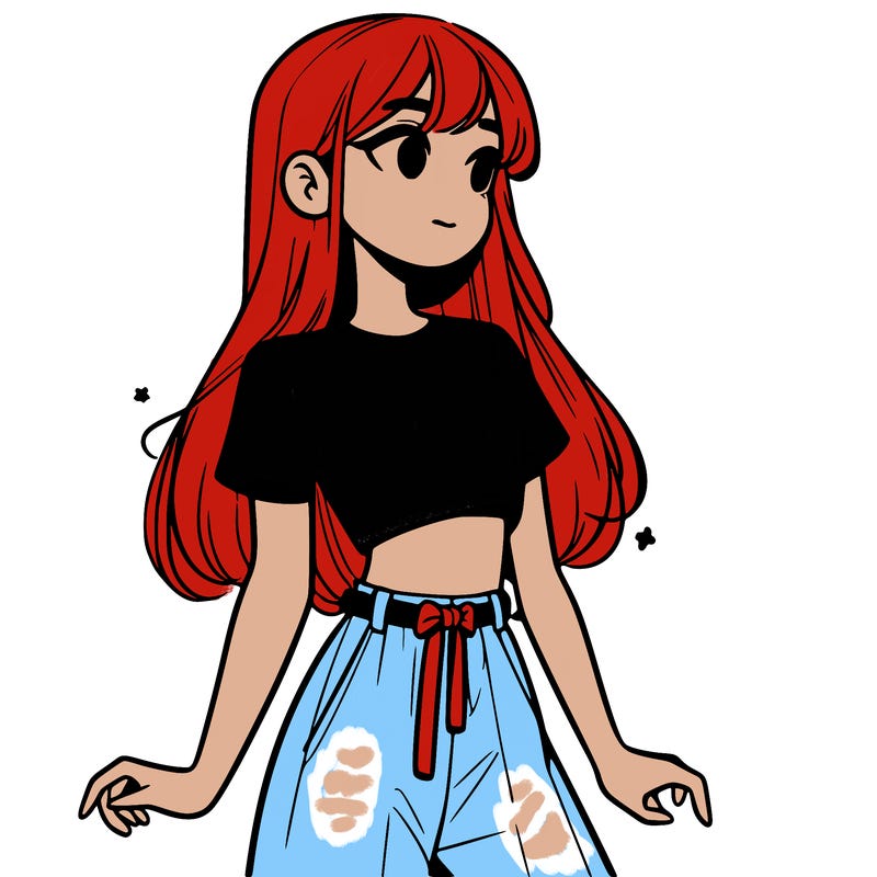 girl in a cute crop top