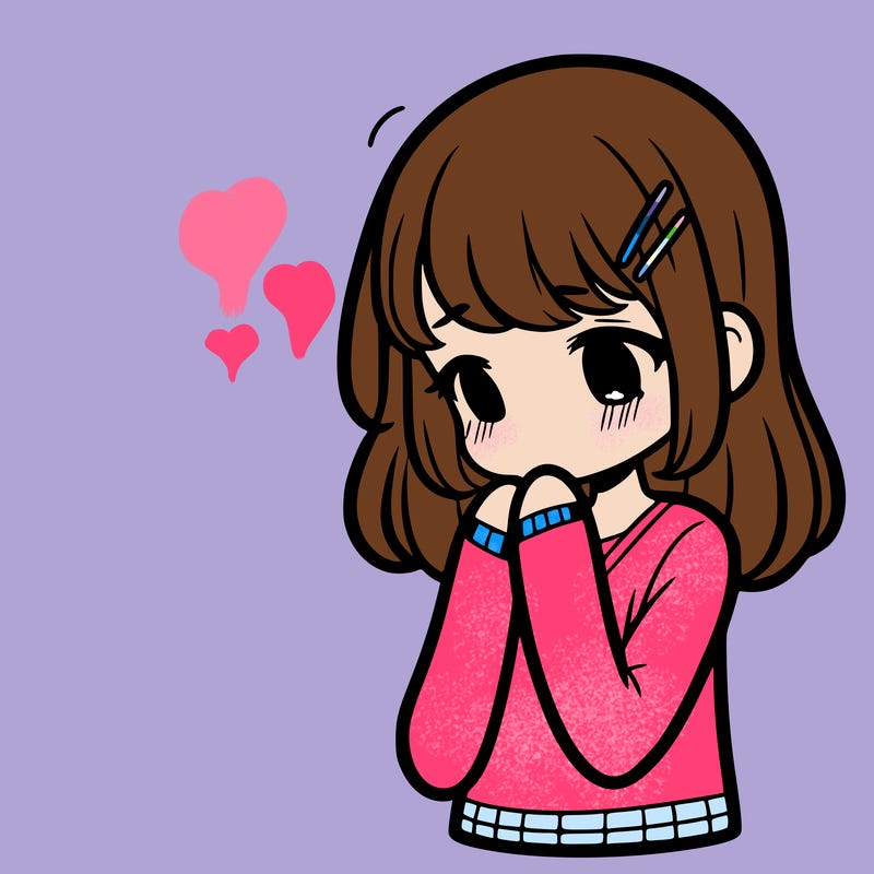 shy girl