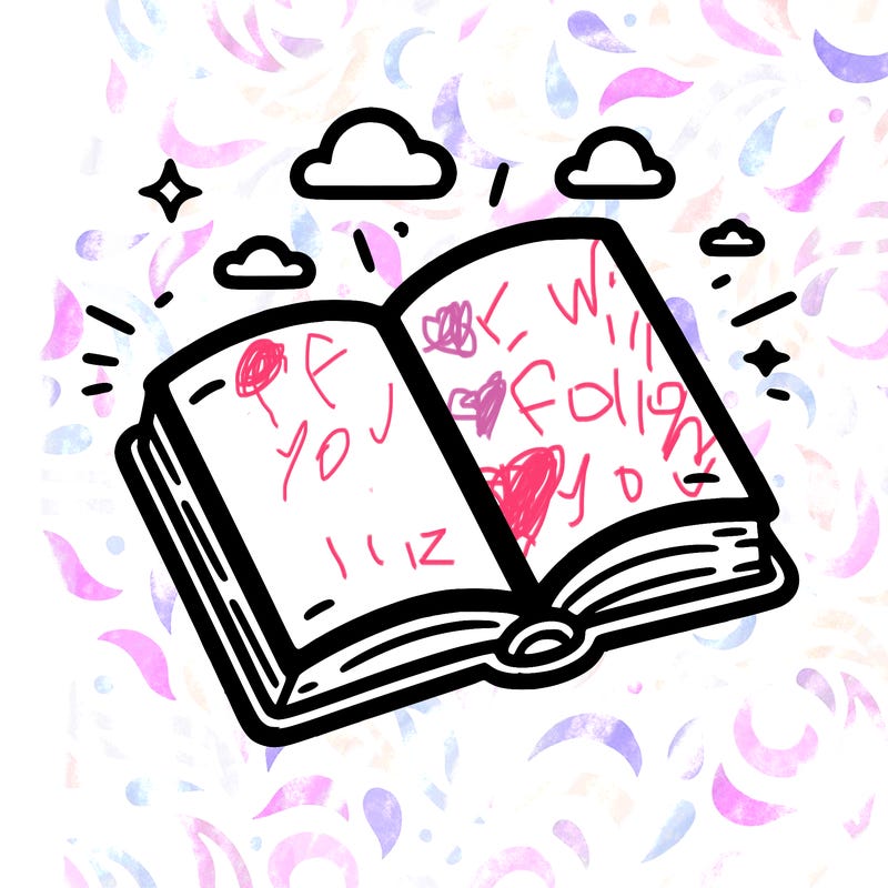 simple open book