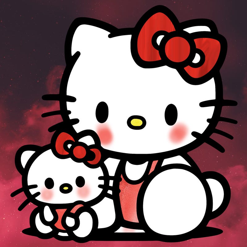 hello kitty with kromie
