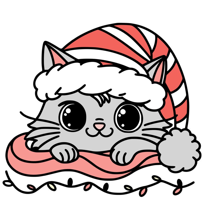 cat christmas
