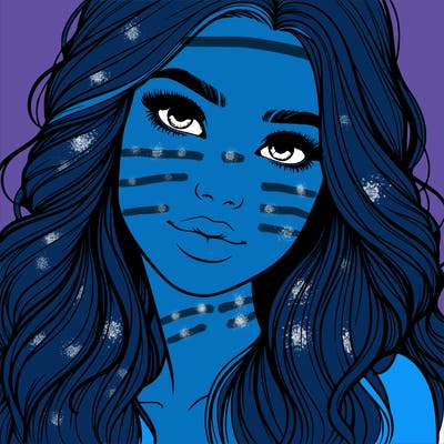 beautiful realistic girl