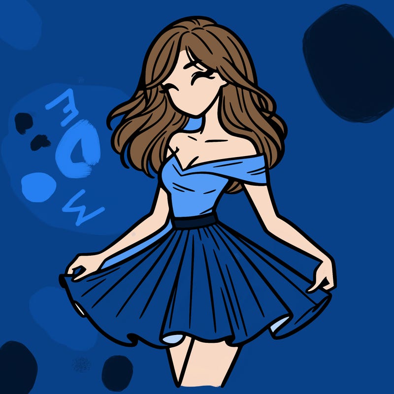 woman in skirt