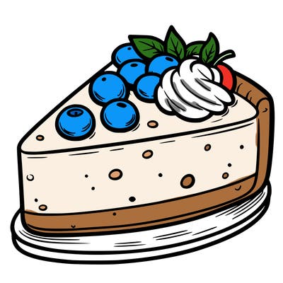 a cheesecake