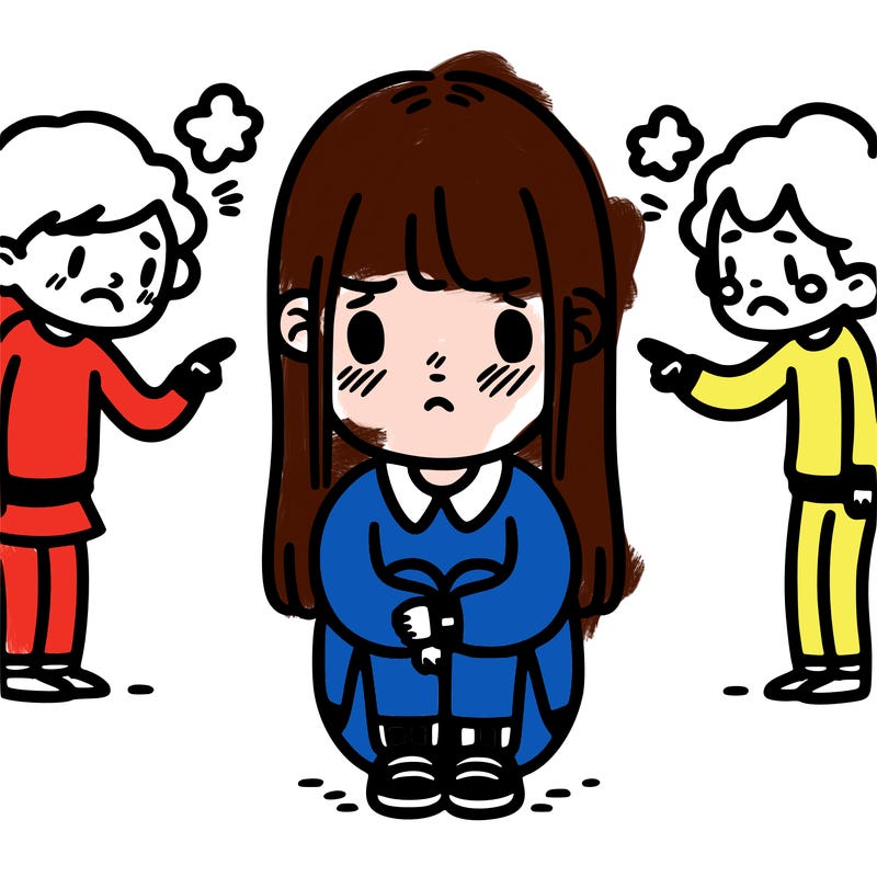 lonely girl bullied by friends