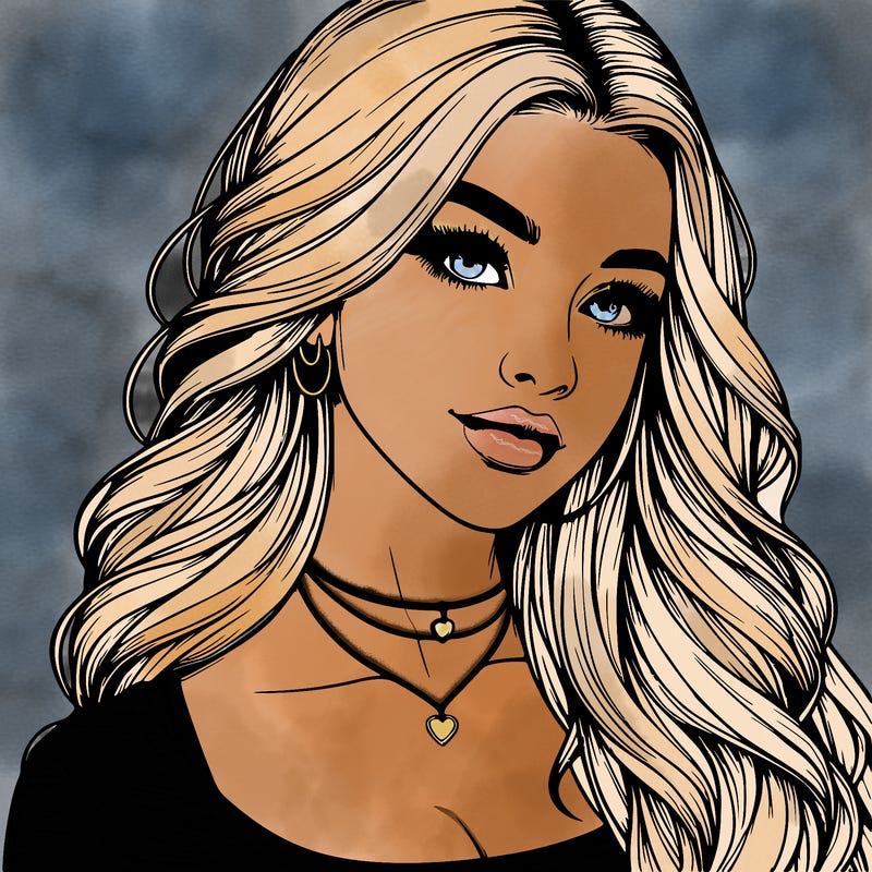 detailed realistic girl