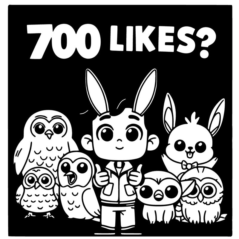 700 likes?!