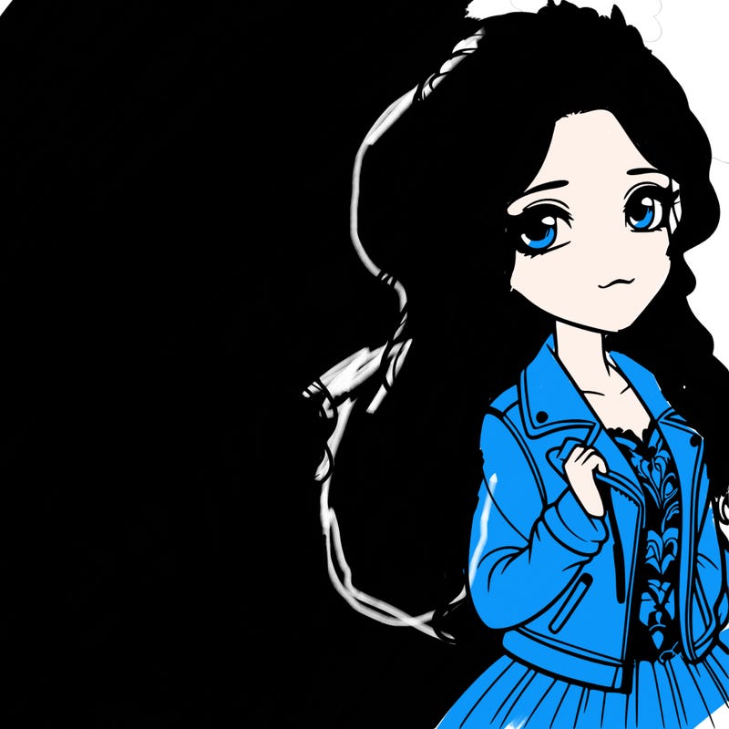 a princess with a jacket realistic