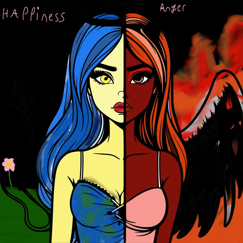 devil vs angel realistic girl