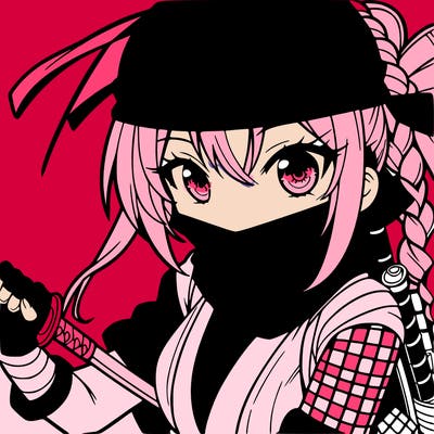 manga girl ninja