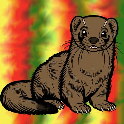 ferret that is realistic