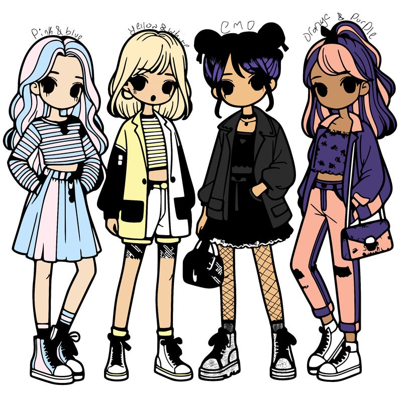 girls with fashion