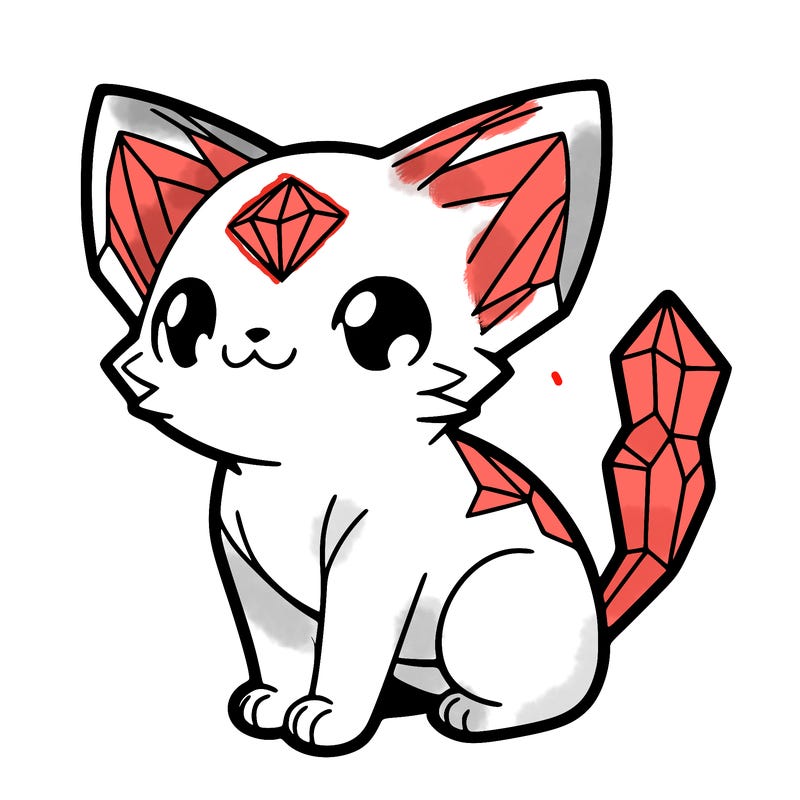 crystal kitten