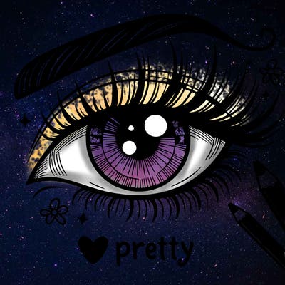 pretty eye