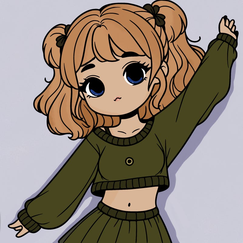 girl in a cute crop top