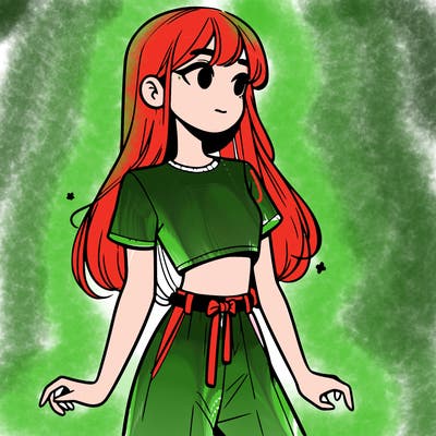 girl in a cute crop top